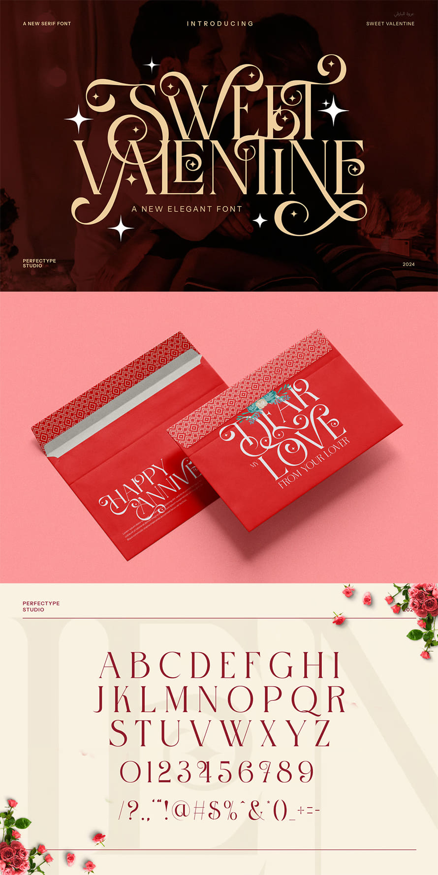 Sweet Valentine Stylish Serif Font