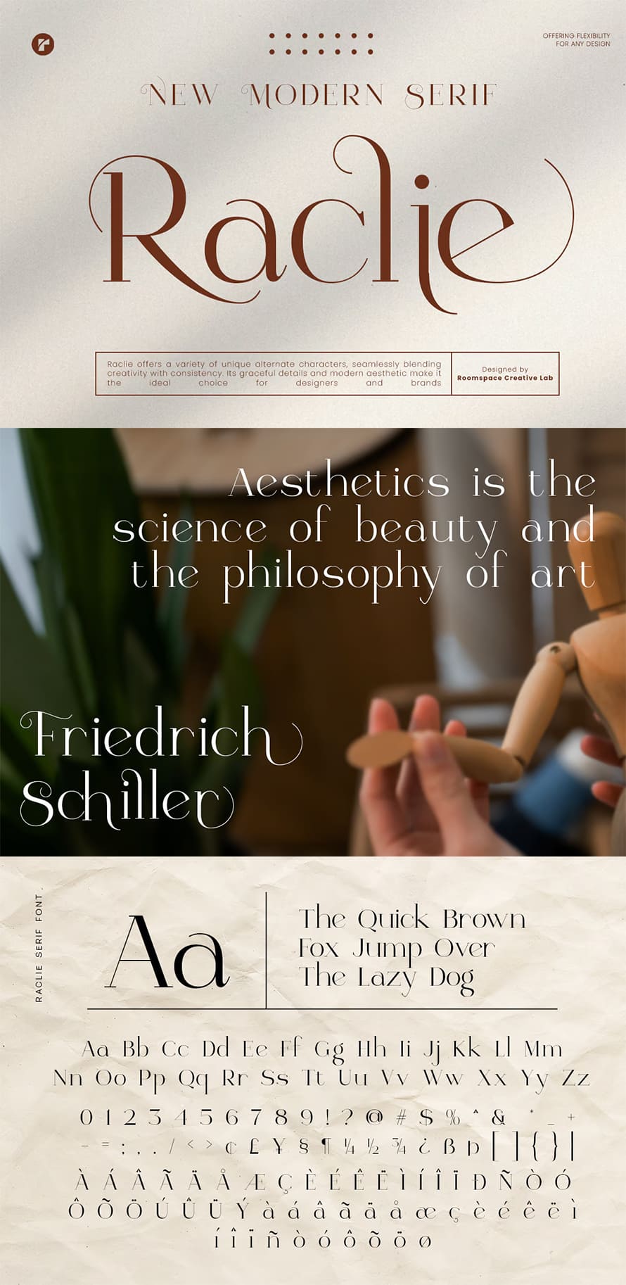 Elegant Modern Aesthetic Raclie Serif