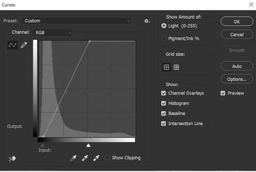 curves settings 