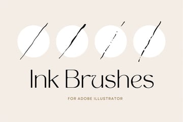 Ink Brushes for Adobe Illustrator