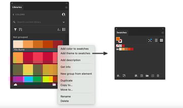 Save Adobe color theme toSwatches panel in Illustrator through Creative Cloud