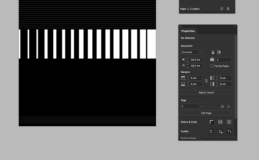 Multiply the rectangle a increase the width progressively