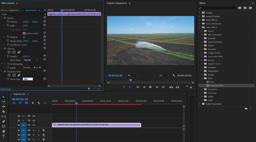 How to change FPS of video in Premiere Pro.