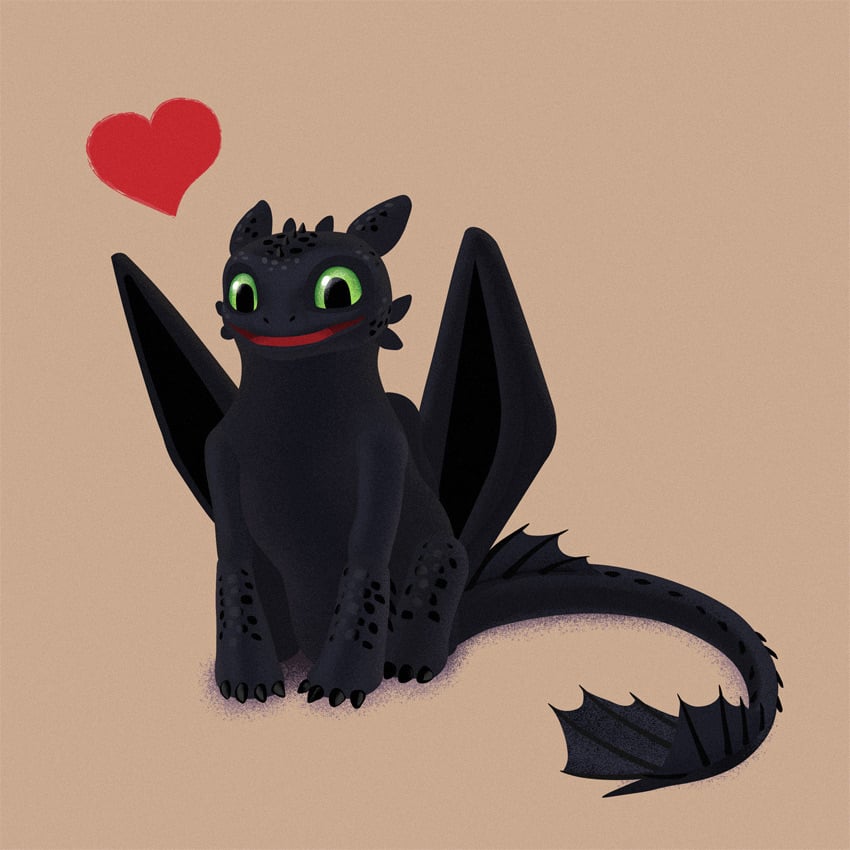 final toothless drawing