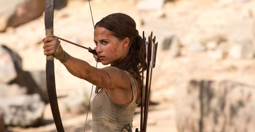 Alicia Vikander in Tomb Raider