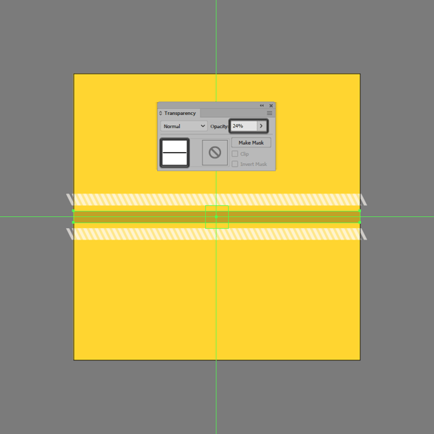How to create a plaid drawing: adding the center darker shape