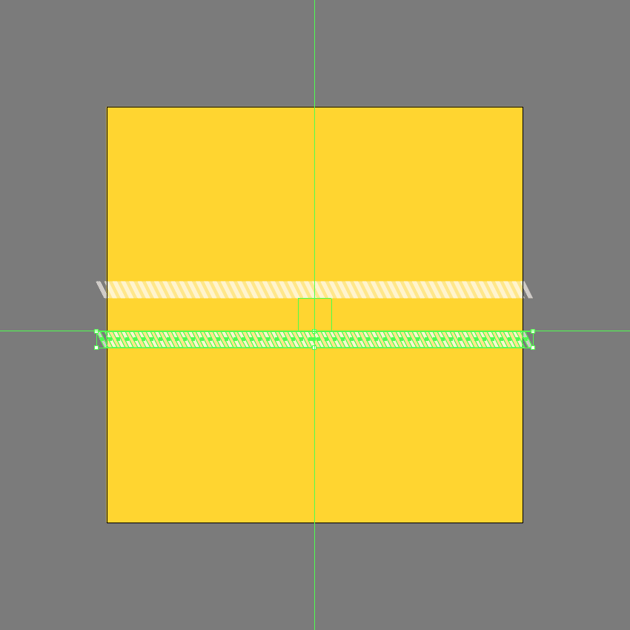How to create a plaid drawing: adding the second row of diagonal lines