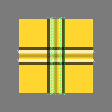 How to create a plaid texture: adding the vertical section of the pattern design