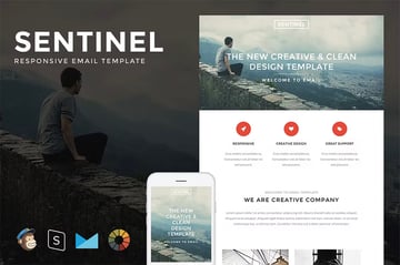Sentinel - Mailchimp Design Templates