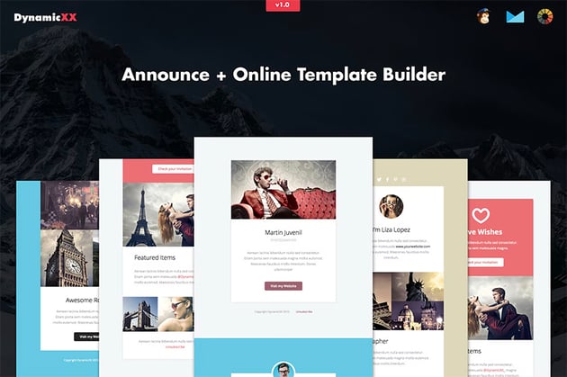 Announce Mailchimp Newsletter Templates