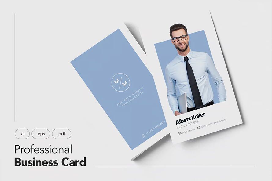 Professional and Minimalist Business Card