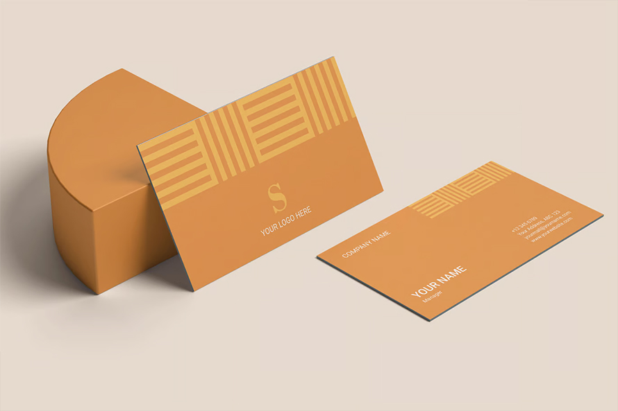 Light Business Card Design