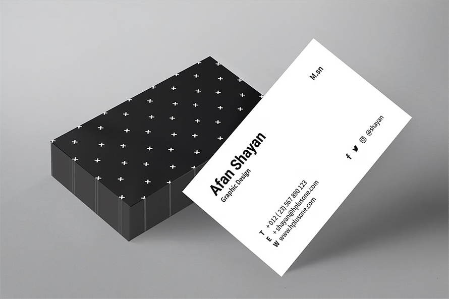 Simple Unique Business Card Design