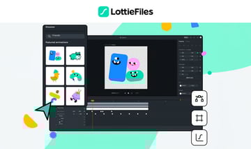 LottieFiles Creator is a powerful web-based Lottie animation tool