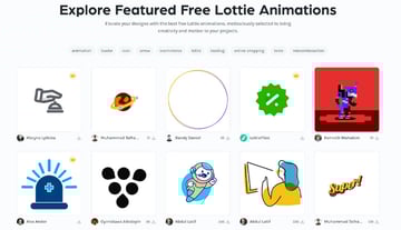 Explore Featured Free Lottie Animations
