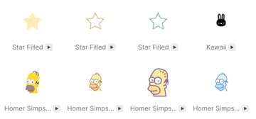popular animated icons to download with Icons8