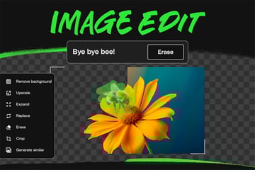 Edit images with AI using Envato's ImageEdit