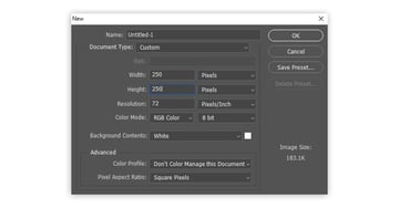 create a new file