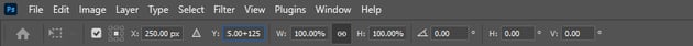 use transform tool again