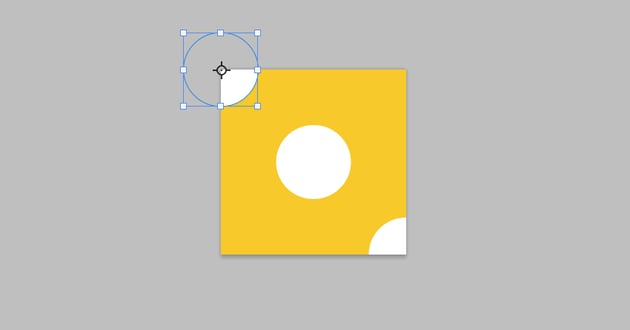 move ellipse to upper left corner