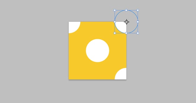 move ellipse to upper right corner