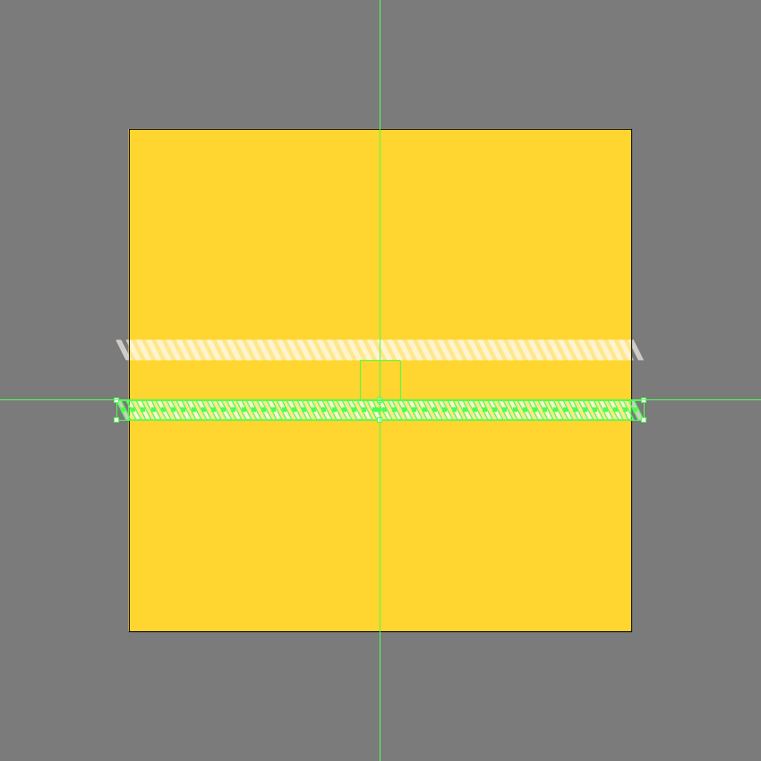 How to create a plaid drawing: adding the second row of diagonal lines