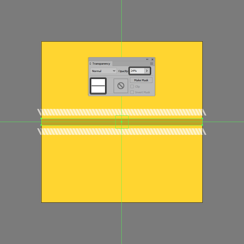 How to create a plaid drawing: adding the center darker shape