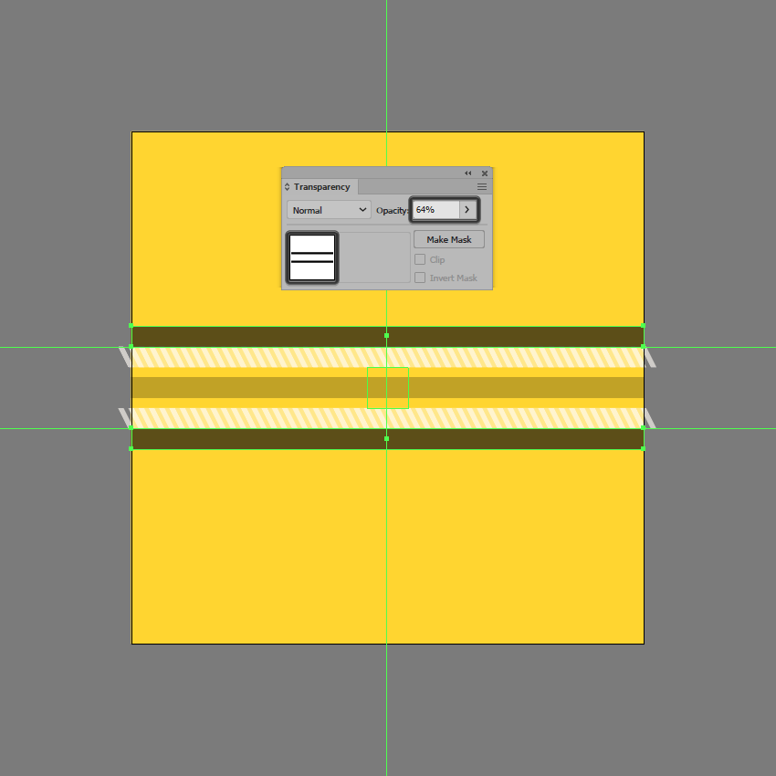 How to create a plaid texture: adding the darker outer sections