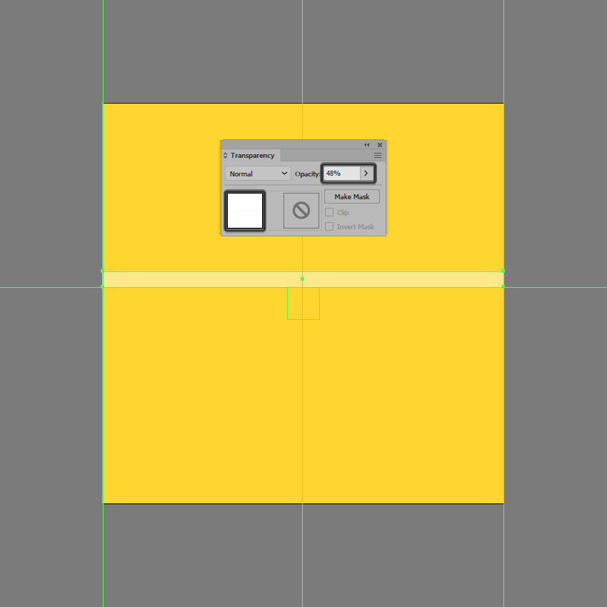 How to draw a plaid pattern: creating the main shape for the lighter section