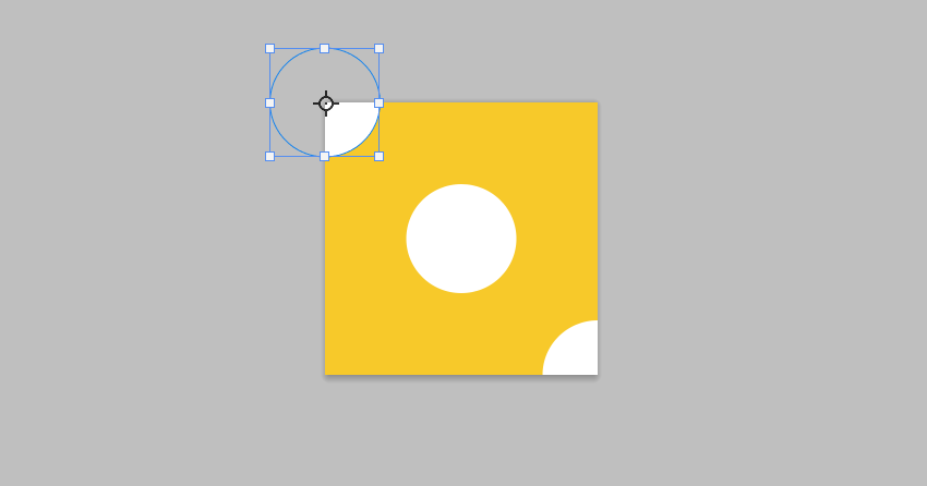 move ellipse to upper left corner