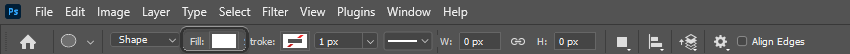 set fill to white