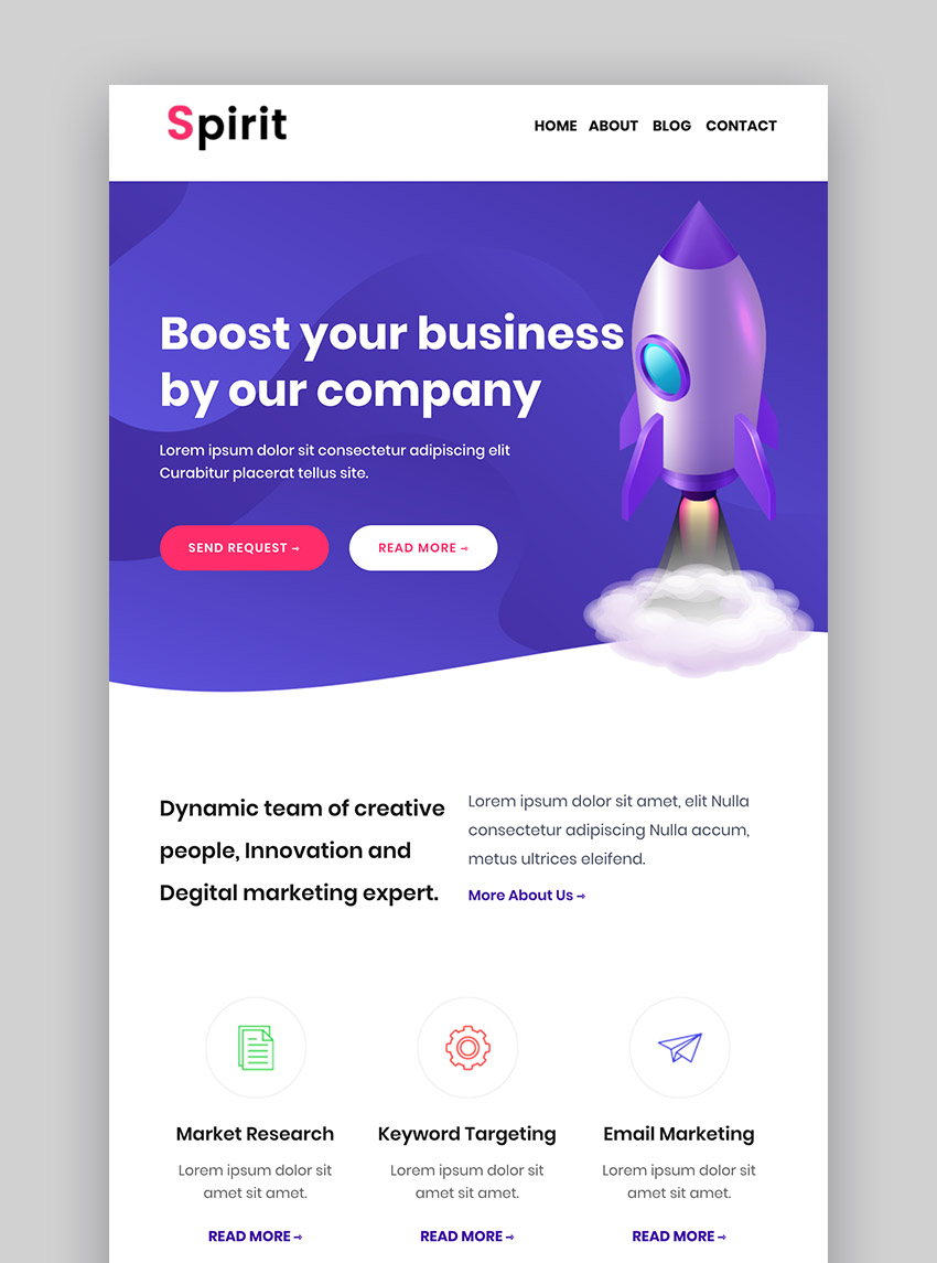 Spirit Agency Best Newsletter Templates