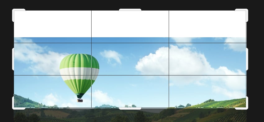 Cropping Outside Canvas
