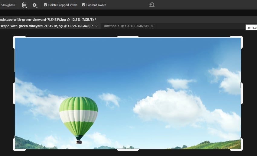 Content-aware Fill Area