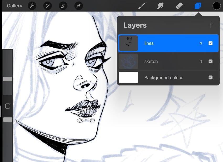 inking the face