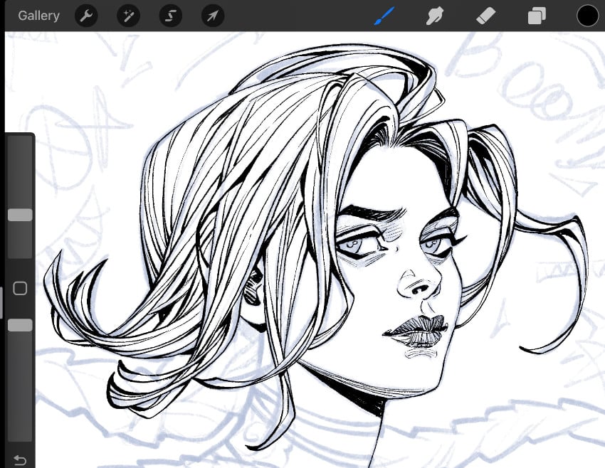 inking the hair