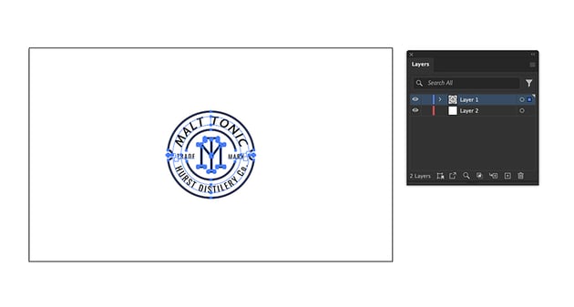Open the logo in Illustrator and create a new layer