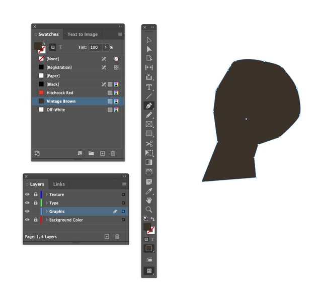 head pen tool poster