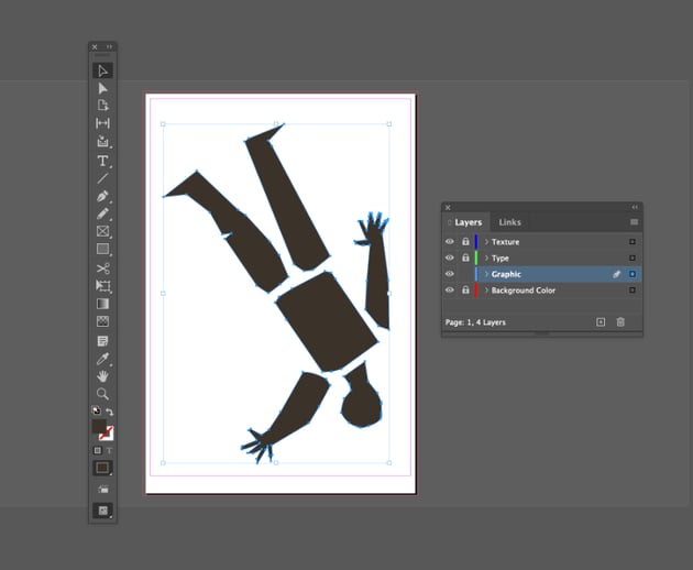 rotate figure on poster design