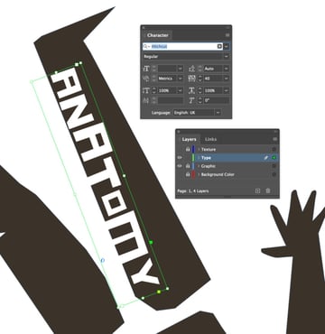 baseline shift character panel