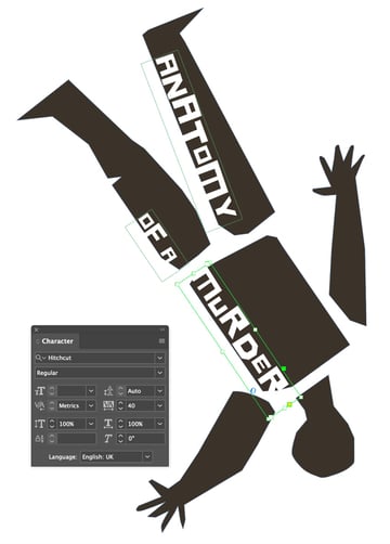 text on figure