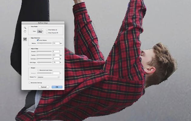 refine edge