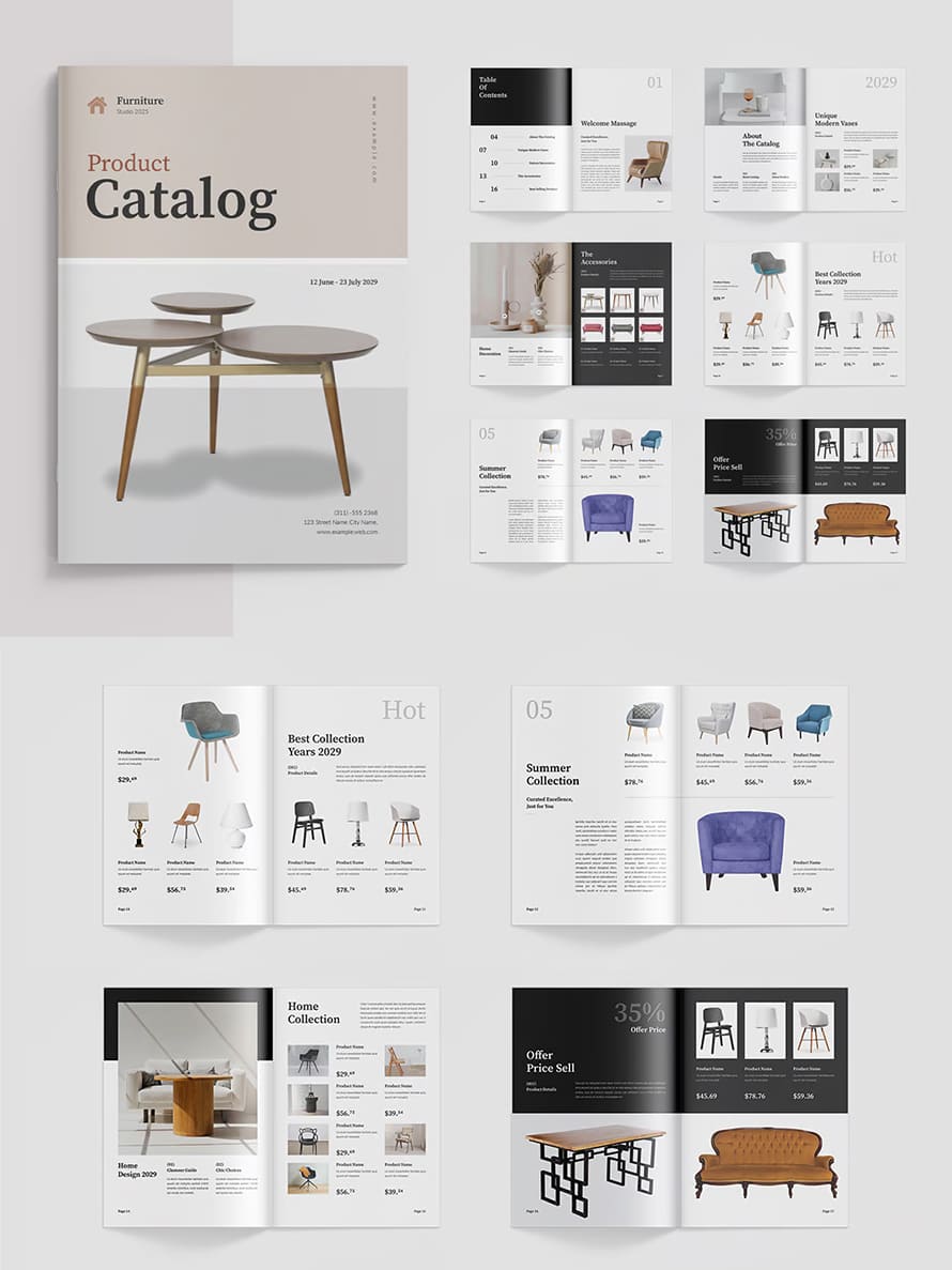 Perfect Catalog Brochure Template