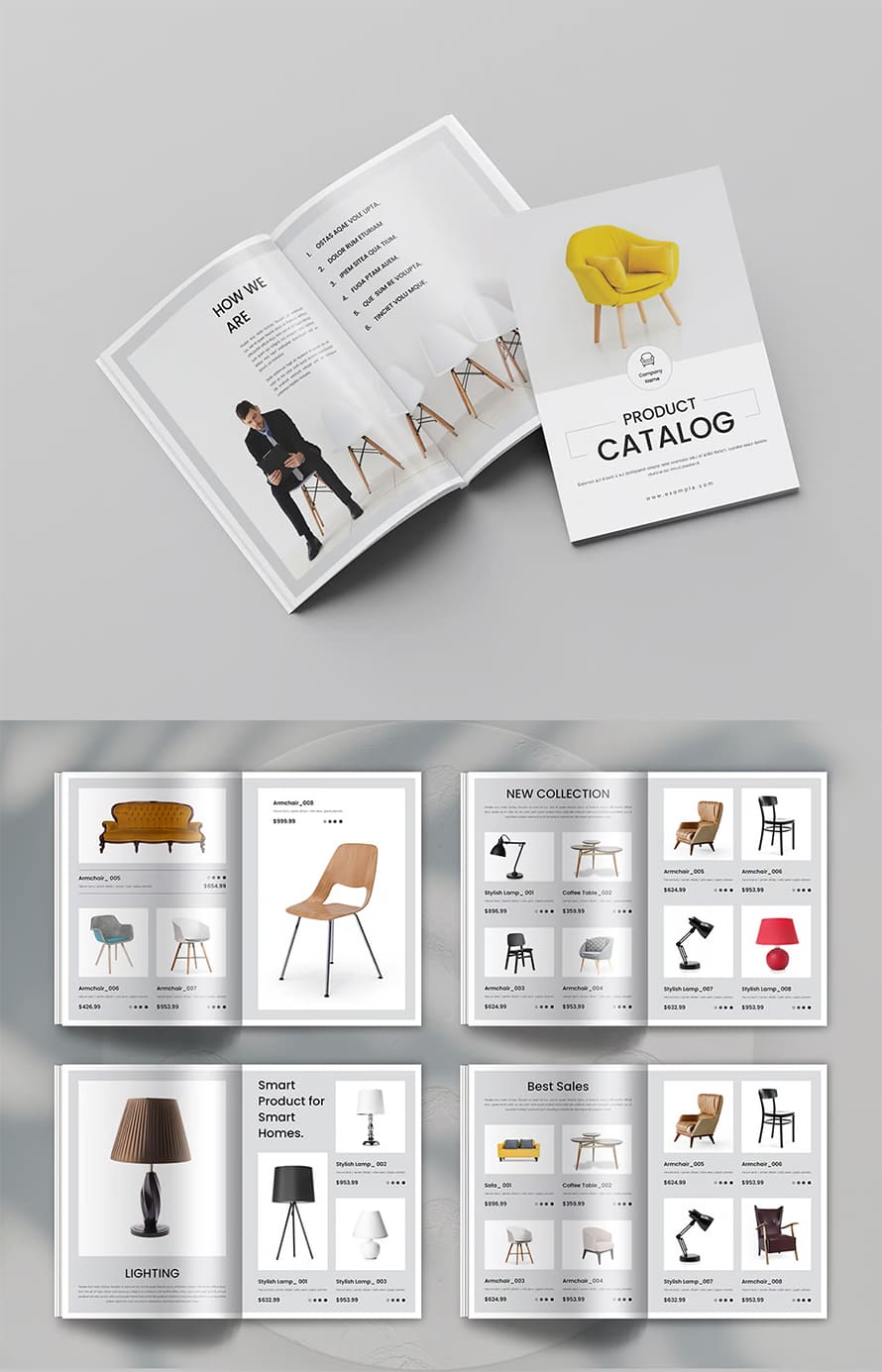 Product Catalog Layout Template