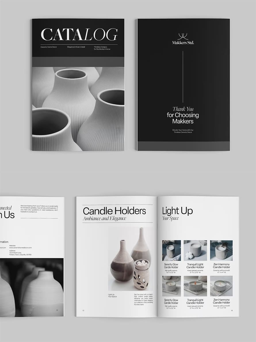 Creative Catalog Brochure Template