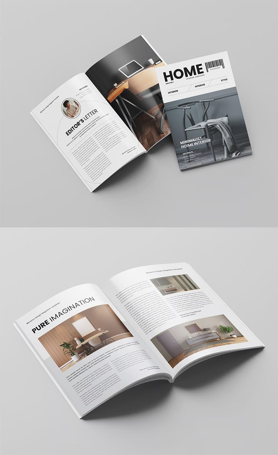 Interior Magazine Design Template