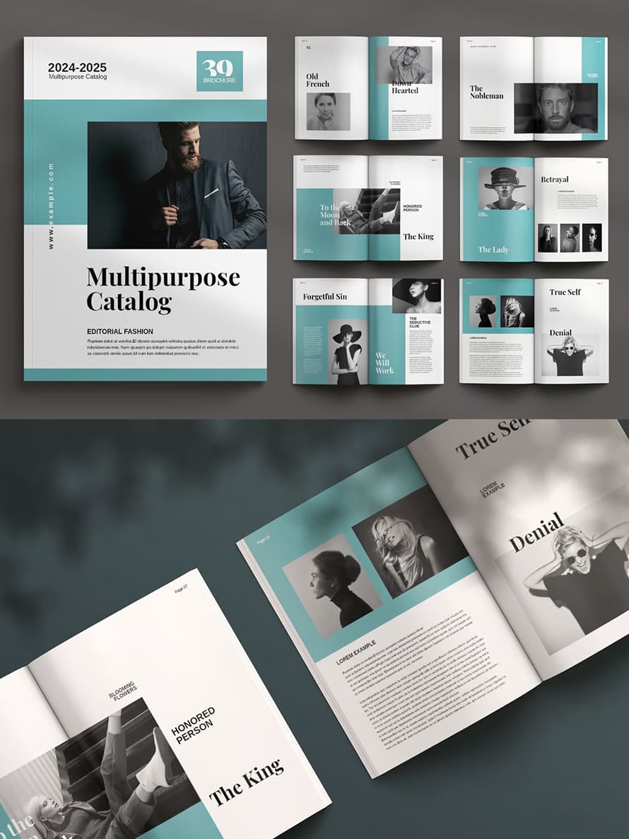 Awesome Catalog Brochure Template