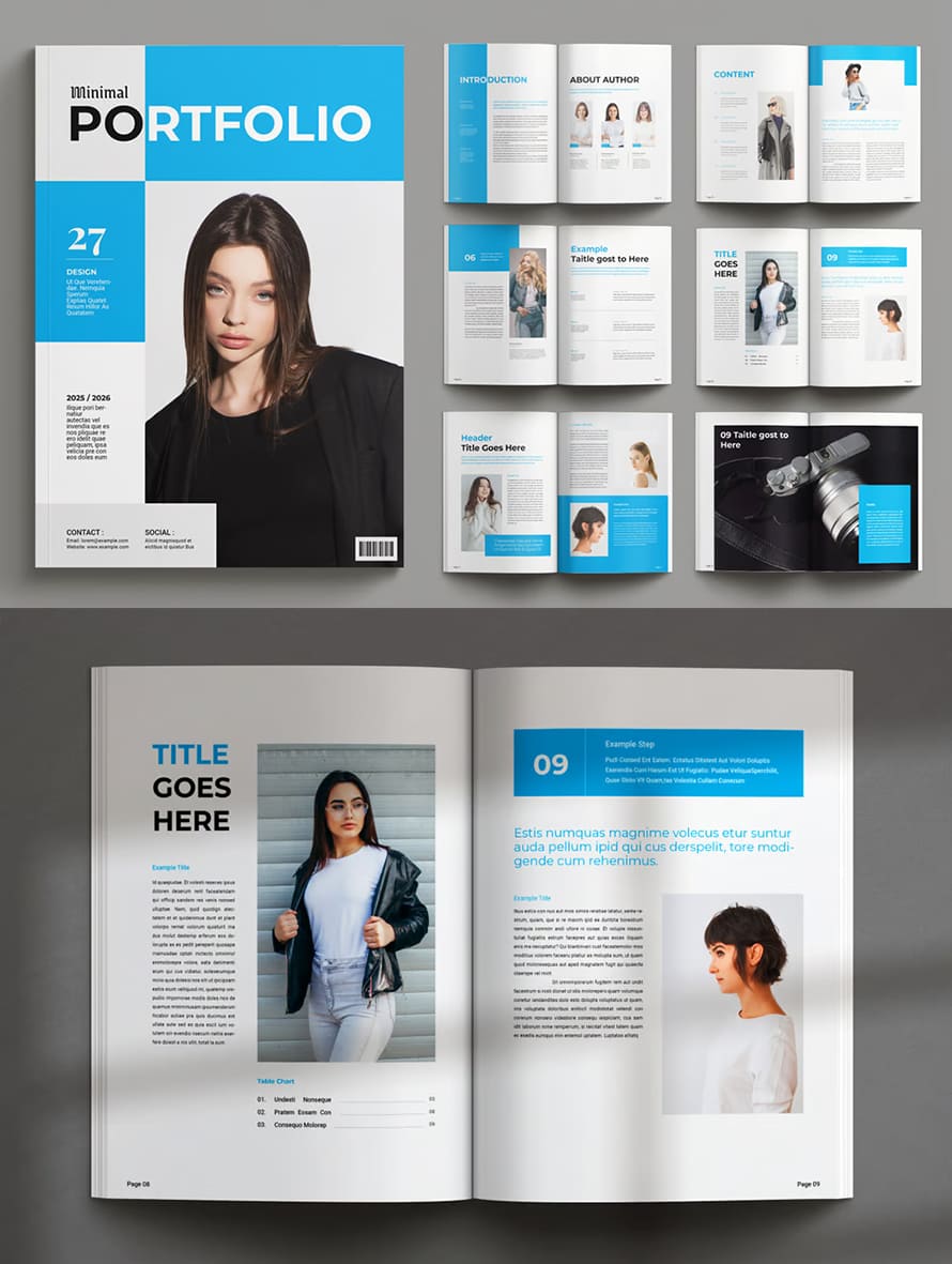 Awesome Minimal Portfolio Template