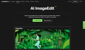 Envato's AI ImageEdit tool