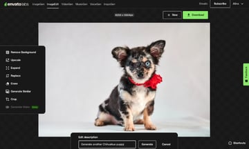 Using AI tools to generate similar images